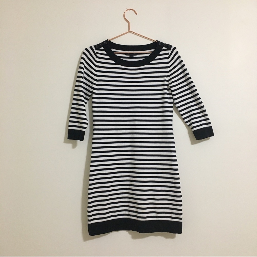 Banana Republic Striped Sweater Dress Size Small
